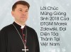 Lời chúc mừng Giáng Sinh 2018 của ĐTGM Marek Zalewski, Đại diện Tòa Thánh tại Việt Nam
